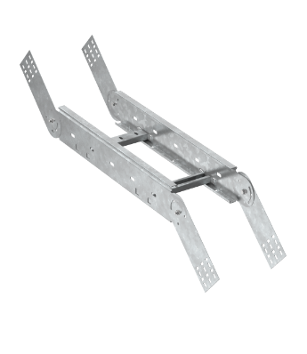 Фотография товара 'IEK Поворот вертикальный шарнирный лестничный LESTA 55х400мм HDZ CPV06-4-55-400-HDZ'