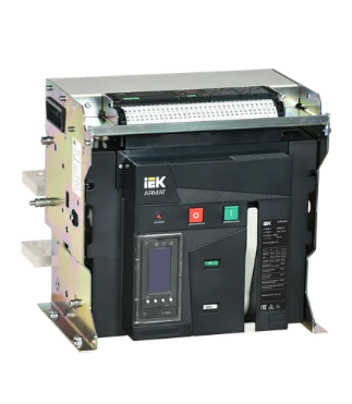 Фотография товара 'IEK ARMAT Воздушный автоматический выключатель стационарного исполнения 3P типоразмер E 100кА 2000А AR-ACB-3FE-100-2000A-TYCF'