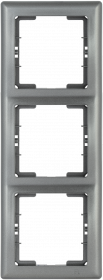 Фотография товара 'IEK Рамка 3-местная вертикальная РВ-3-БА BOLERO, EMB31-K95'