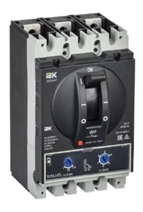 Фотография товара 'IEK ARMAT Автоматический выключатель в литом корпусе 3P типоразмер A 85кА 50А AR-MCCB-3A-085-0050A-ATUC'