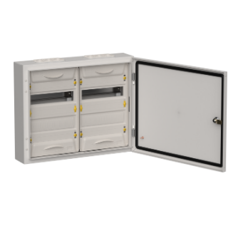 Фотография товара 'IEK TITAN 5 Корпус металлический ЩРн-48 (2х24) 460х570х140мм IP54 серый (одна дверь) TI5-50-N-2X024-54-7035'