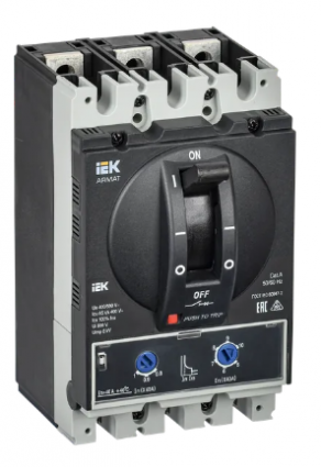 Фотография товара 'IEK ARMAT Автоматический выключатель в литом корпусе 3P типоразмер A 85кА 40А AR-MCCB-3A-085-0040A-ATUC'