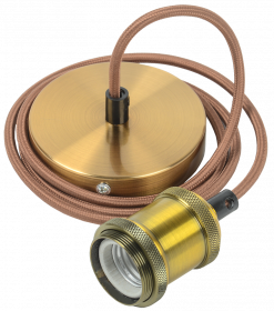 Фотография товара 'IEK Патрон подвесной E27 со шнуром 1,5м RETRO, EPA12-04-02-K22'