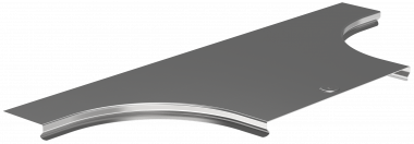 Фотография товара 'IEK Крышка отвода Т-образного плавного (тип Г01) ESCA 200мм HDZ, COT01D-0-200-08-HDZ'