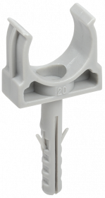 Фотография товара 'IEK Держатель с защёлкой и дюбелем CT20 (без винта), CTA10MP-CT20-K41-100'