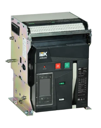 Фотография товара 'IEK ARMAT Воздушный автоматический выключатель стационарного исполнения 3P типоразмер A 55кА 800А AR-ACB-3FA-055-0800A-TTCF'