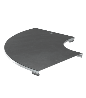 Фотография товара 'IEK Крышка поворота плавного 90град (тип Г01) ESCA 100мм HDZ CPG01D-0-90-100-08-HDZ'