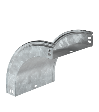 Фотография товара 'IEK Поворот плавный 90град вертикальный внешний (тип В20) ESCA 100х300мм HDZ CPV41-0-90-100-300-HDZ'