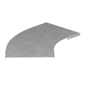 Фотография товара 'IEK Крышка поворота лестничного LESTA 45град основание 400мм R300 HDZ CPG04D-4-45-400-10-HDZ'