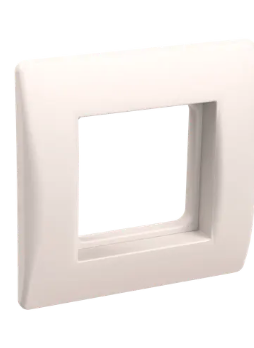 Фотография товара 'IEK Рамка и суппорт для КМКУ 2 модуля белый, CKK-40D-RSK2-K01'