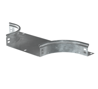 Фотография товара 'IEK ESCA Отвод Т-образный плавный тип Г01 50х200мм HDZ COT01-0-050-200-HDZ'