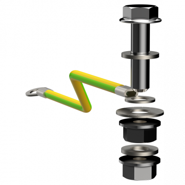 Фотография товара 'IEK TI-00D-GP TITAN Точка заземления внешняя'