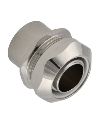 Фотография товара 'IEK ELASTA Муфта соединительная TMP25 М25 с внутренней резьбой латунная IP67 ET-MP40D-TMP-L-M25-025'