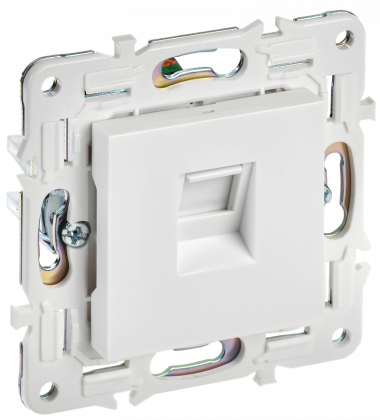 Фотография товара 'IEK SK-K10-1-K01 SKANDY Роз. комп. RJ45 кат.5E SK-K01W'