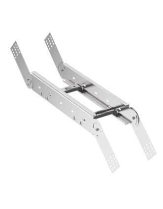 Фотография товара 'IEK Поворот вертикальный шарнирный лестничный LESTA 55х400мм CPV06-4-55-400'