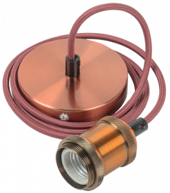 Фотография товара 'IEK Патрон подвесной E27 со шнуром 1,5м RETRO, EPA12-04-02-K29'