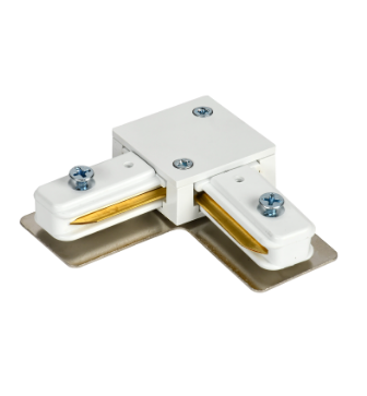 Фотография товара 'IEK LIGHTING Соединитель L-образный внутренний для однофазного шинопровода белый LT-SO0D-SLV-1-K01'