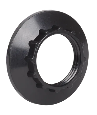 Фотография товара 'IEK Кольцо абажурное КП14-К01 к патрону Е14 пластик черный (индивидуальный пакет) EKP20-02-02-K02'