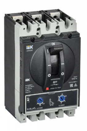Фотография товара 'IEK ARMAT Автоматический выключатель в литом корпусе 3P типоразмер A 150кА 40А AR-MCCB-3A-150-0040A-ATUC'