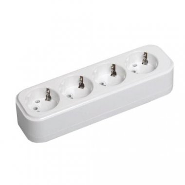 Фотография товара 'IEK Колодка К04 4 места 2Р+РЕ 16А/250В KYP11-16-04-00-Z'