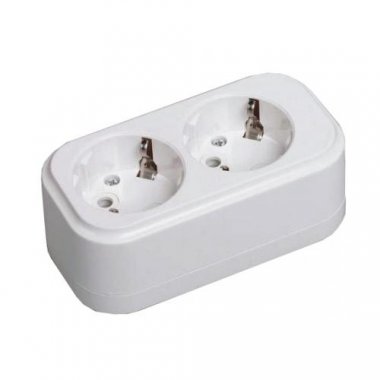 Фотография товара 'IEK Колодка К02В 2 места 2Р+РЕ 16А/250В KYP11-16-02-00-ZK'