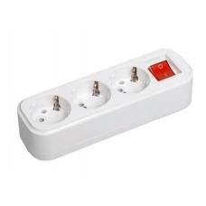 Фотография товара 'IEK Колодка К03В 3 места 2Р+РЕ 16А/250В KYP11-16-03-00-ZK'