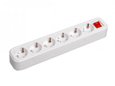 Фотография товара 'IEK Колодка К06В 6 места 2Р+РЕ 16А/250В KYP11-16-06-00-ZK'