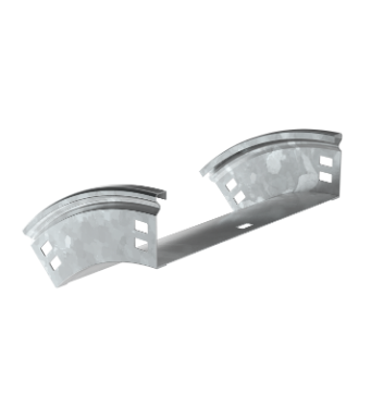 Фотография товара 'IEK ESCA Поворот плавный 45град тип В20 50х500мм HDZ CPV41-0-45-050-500-HDZ'