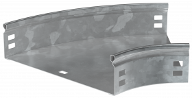 Фотография товара 'IEK Поворот плавный 45град (тип Г01) ESCA 80х200мм HDZ, CPG01-0-45-080-200-HDZ'