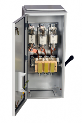 Фотография товара 'IEK Ящик с рубильником и предохранителями ЯРП-400А (на два направления) У1 IP54 YARP-400-2-54'