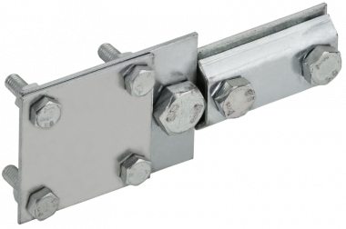 Фотография товара 'IEK ZCC56-11-1-68-30 Зажим соединительный контрольный пр. 6-8мм-полоса 30мм оц. сталь'