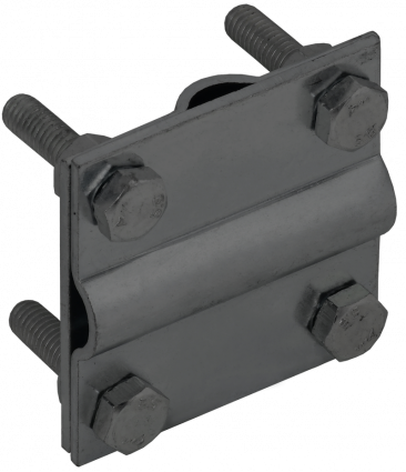 Фотография товара 'IEK ZCC13-13-1-08-30 Зажим крестообразный пол./пр.-пол./пр. 30/8мм оц. сталь TD'