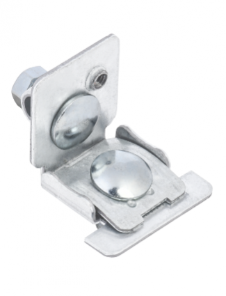 Фотография товара 'IEK Держатель проводника круглого 6-10мм для фальца 0,6-8мм нержавеющая сталь ZDP80-20-2-16-068'