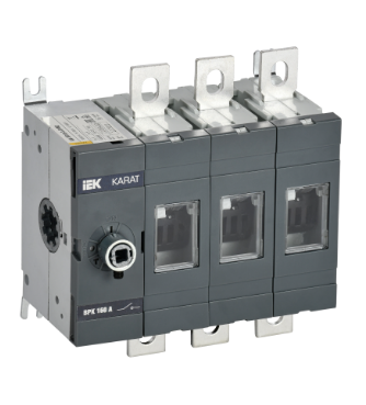 Фотография товара 'IEK KARAT Выключатель-разъединитель ВРК без рукоятки управления 3P 160А KA-VR10-3-0160'
