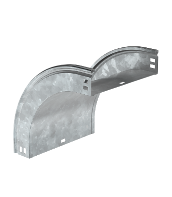 Фотография товара 'IEK ESCA Поворот плавный 90град тип В20 100х200мм HDZ CPV41-0-90-100-200-HDZ'