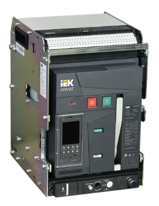 Фотография товара 'IEK ARMAT Воздушный автоматический выключатель выдвижного исполнения 3P типоразмер A 66кА 630А AR-ACB-3VA-066-0630A-TDCF'