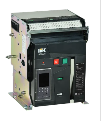 Фотография товара 'IEK ARMAT Воздушный автоматический выключатель стационарного исполнения 3P типоразмер B 85кА 800А AR-ACB-3FB-085-0800A-TDCF'
