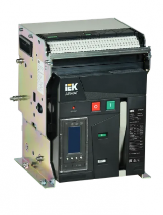 Фотография товара 'IEK ARMAT Воздушный автоматический выключатель стационарного исполнения 3P типоразмер B 85кА 630А AR-ACB-3FB-085-0630A-TYCF'