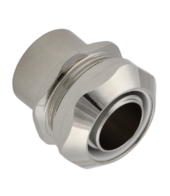 Фотография товара 'IEK ELASTA Муфта соединительная TMP12 М16 с внутренней резьбой латунная IP67 ET-MP40D-TMP-L-M16-012'