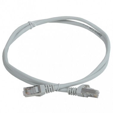 Фотография товара 'IEK PC01-C5EF-1M-G Шнур коммутационный кат. 5Е FTP 1м'