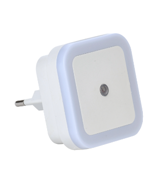 Фотография товара 'IEK LIGHTING Светильник-ночник светодиодный 018 квадрат с датчиком освещенности 220В LDNN8-018-SQ-P-00-S-K01'