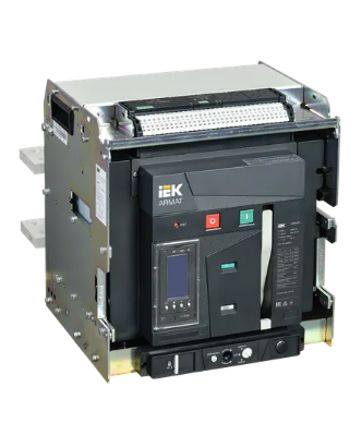 Фотография товара 'IEK ARMAT Воздушный автоматический выключатель выдвижного исполнения 3P F 125кА AR-ACB-3VF-125-2500A-TTCF'
