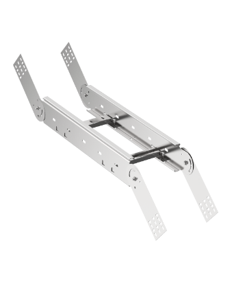 Фотография товара 'IEK Поворот вертикальный шарнирный лестничный LESTA 100х400мм CPV06-4-100-400'