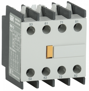 Фотография товара 'IEK Приставка ПКИ-13 дополнительные контакты 1з+3р, KPK10-13'