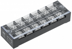Фотография товара 'IEK Блок зажимов БЗН ТВ-4506 4,5 мм2 45A 6 пар, YZN41-06-004-K02'