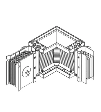 Фотография товара 'IEK LINEBAR Секция угловая правая 5000А Al 3L+N+PER IP55 транспортировочная LB-5000A4-35-F-LR'