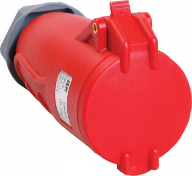 Фотография товара 'IEK Розетка переносная ССИ-215 16А-6ч/200/346-240/415В 3Р+РЕ+N IP44 PSN22-016-5'