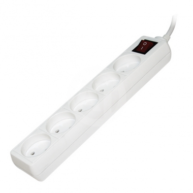 Фотография товара 'IEK Удлинитель У05 5 мест WYP10-16-05-05-Z-N'