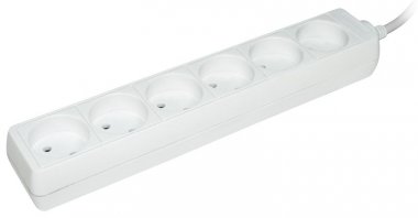 Фотография товара 'IEK Удлинитель У06 6 мест WYP10-16-06-03-Z-N'