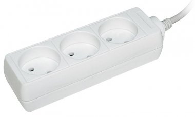 Фотография товара 'IEK Удлинитель У3К-выключатель 3 места WYP10-06-03-03-K-N'